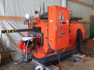 Дизельный парогенератор производительностью 500 кг. пара/час.